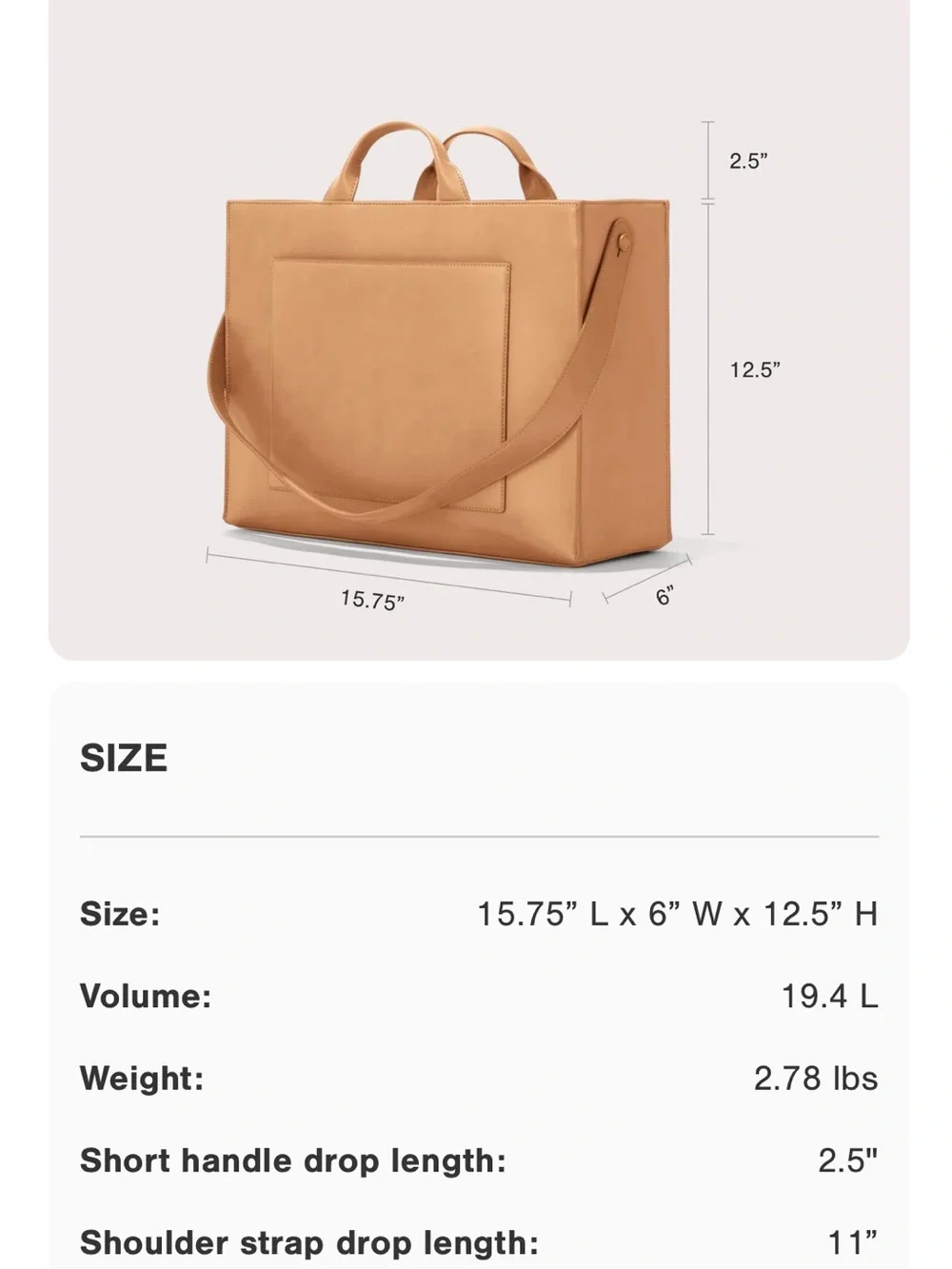 DAGNE DOVER LARGE DAILY TOTE